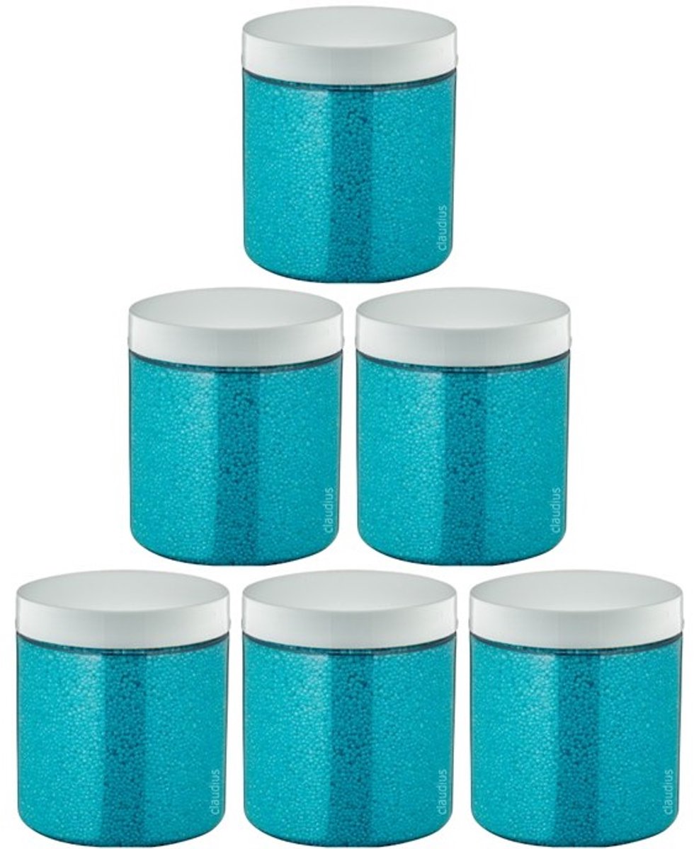 Badkaviaar Opium - 200 gram - Pot met witte deksel - set van 6 stuks - bad parels voor in bad