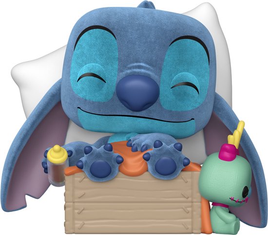 Funko Pop! Plus: Disney Lilo & Stitch - Sleeping Stitch in Box (Flocked) #1607 Special Edition Exclusive