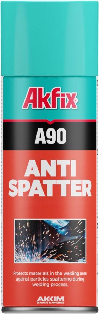 Akfix A90 Anti Spatter Welding Spray (12x12 Oz.) - Robuuste anti-spatspray voor las - MIG- en TIG-punten - niet-ontvlambare anti-spatspray voor veilig lassen | 12 Oz. 12-pack