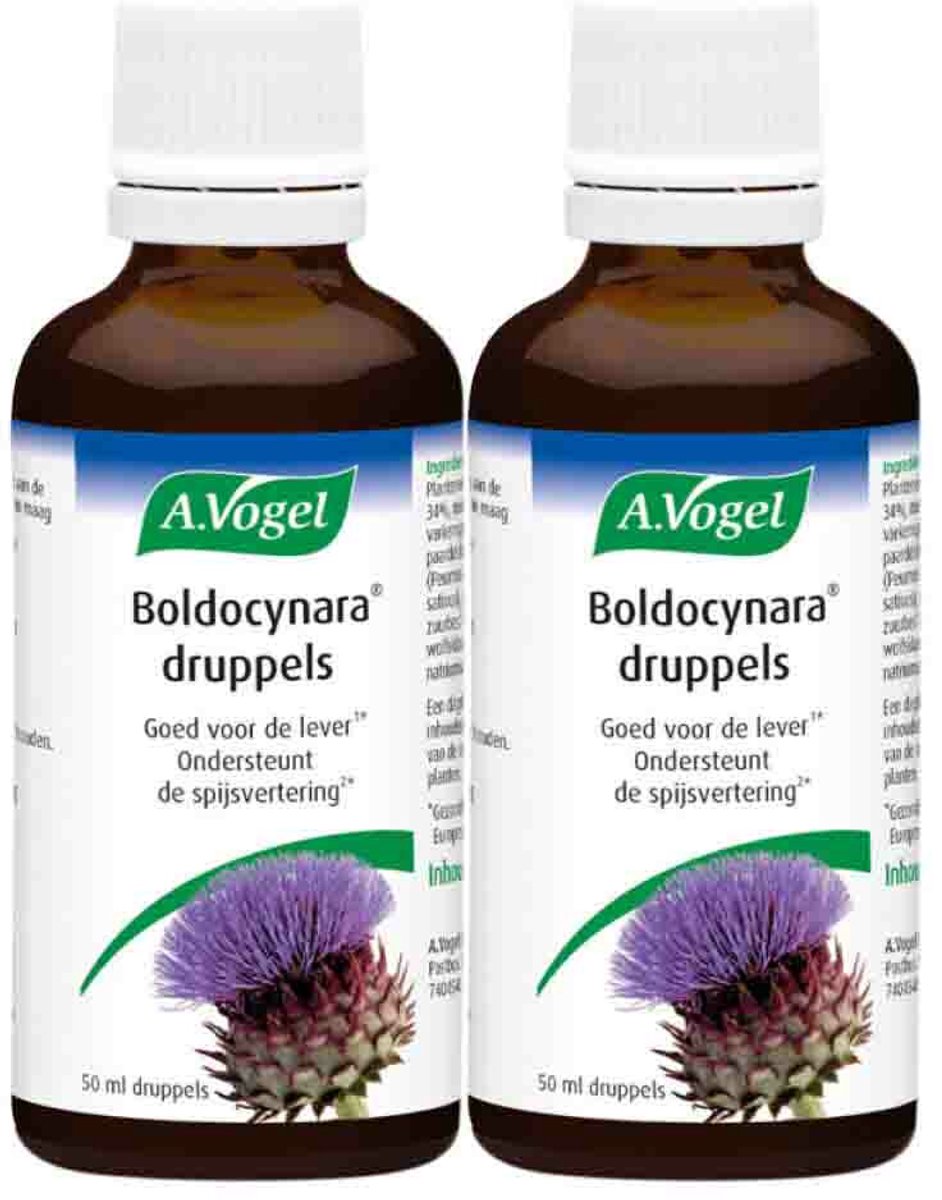 A.Vogel Boldocynara Druppels - 2 x 50 ml - Voordeelverpakking
