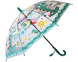 Kinder Paraplu | Dieren | Zoo motive | doorzichtig plastic | 96 cm