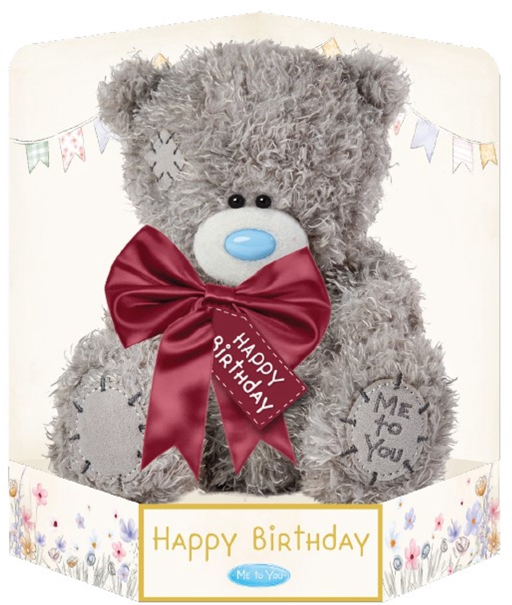 Me to You Knuffel Beer M7 16 cm Happy Birthday Strik