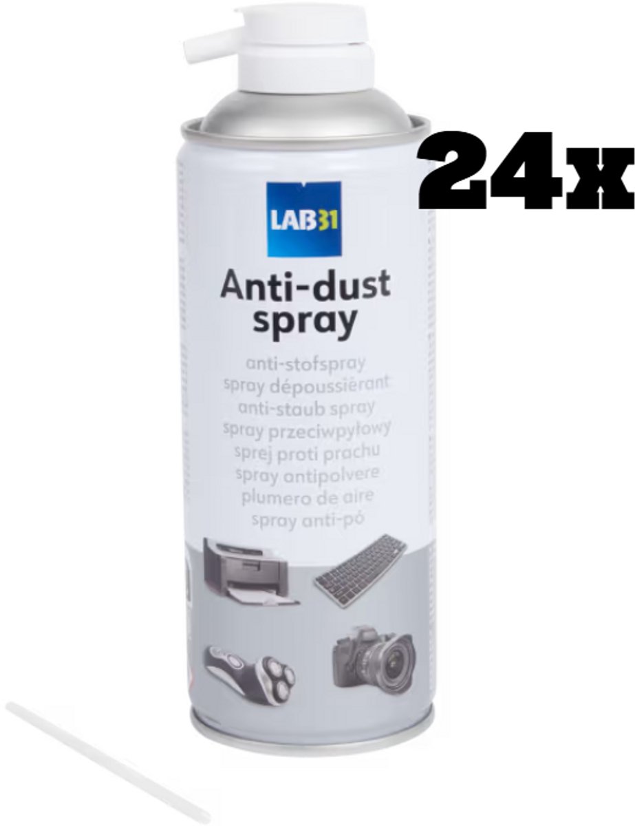 LAB31 - Perslucht - Anti-stofspray - 24 stuks