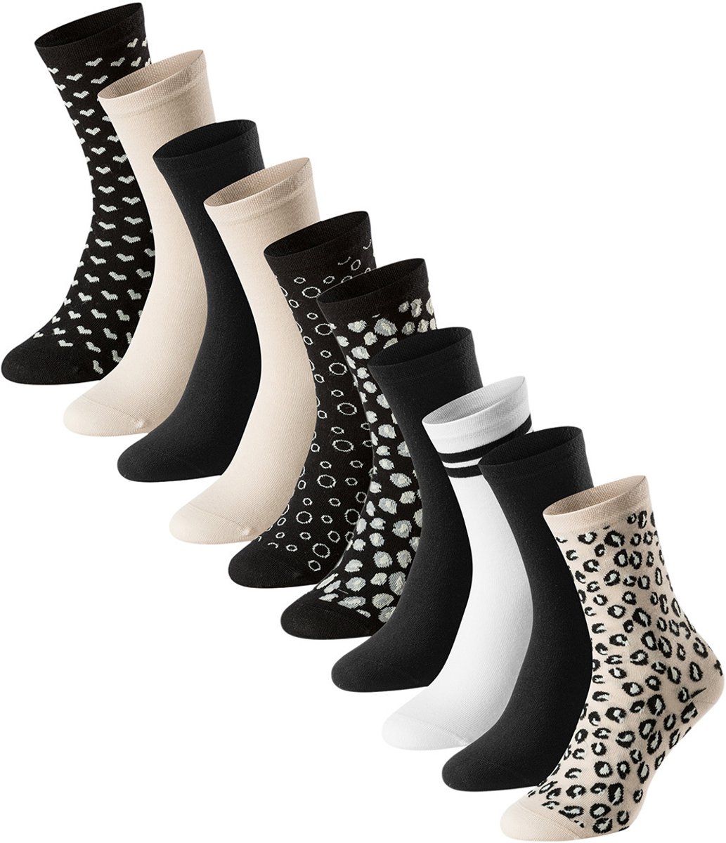 Schiesser Dames sokken 10 pack Bluebird