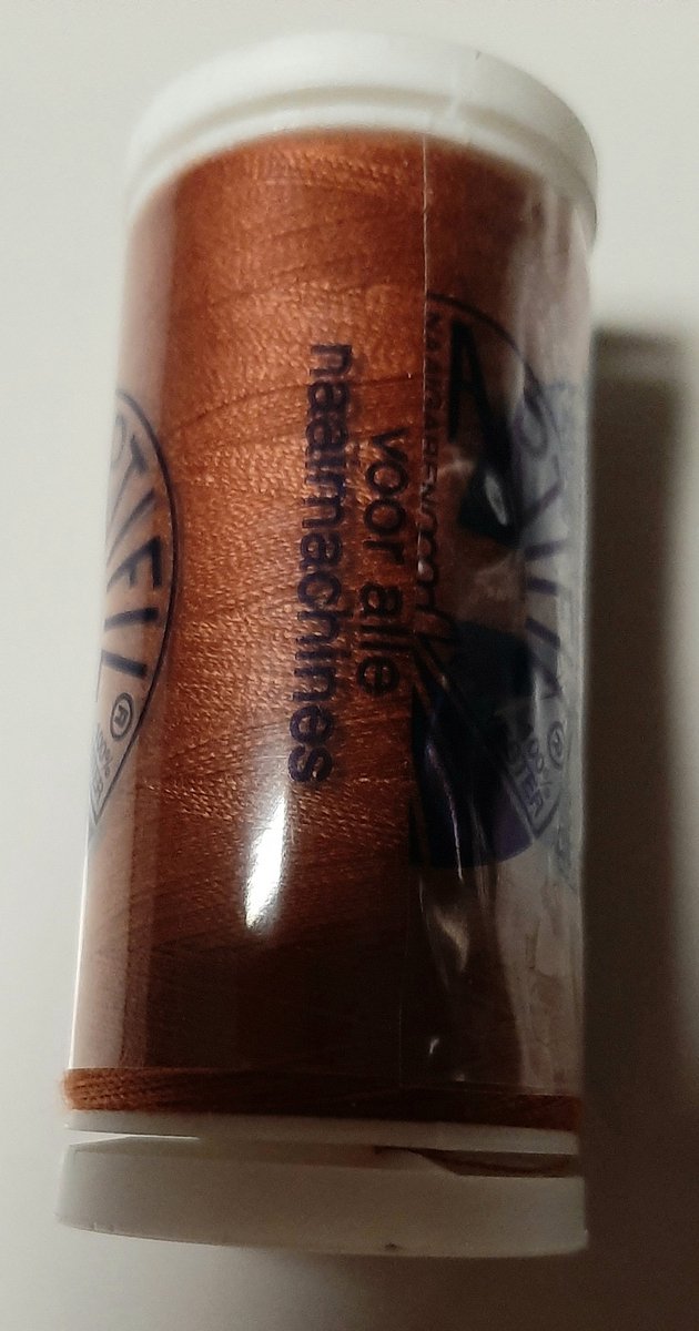 1 klosje artifil naaigaren - garen voor naaimachines en naaien met de hand - 100% polyester - col 1099 rust roest bruin - 200m