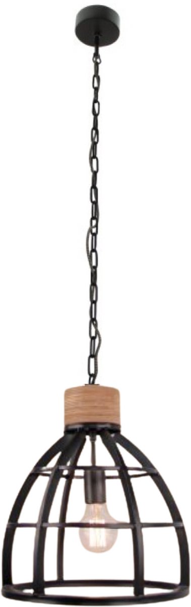 Chericoni Aperto Hanglamp - 1-lichts - Ø34 cm - E27 - Zwart