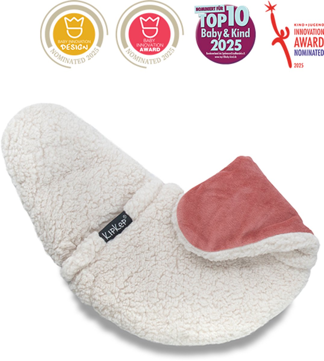KipKep Lexie Heating Pillow - Warmtekussen - Teddy, Dusty Clay - menstruatie klachten en herstel - Natuurlijke pijnverlichting - coldpack - hotpack