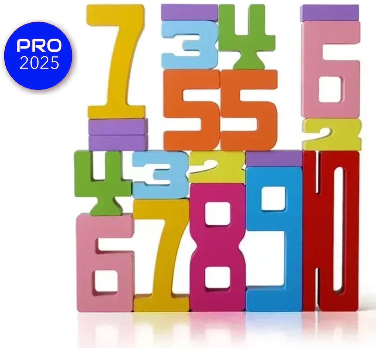 Doleda™ Stapel & Tel Spel - Tel Spelletjes - 3D Bouwpuzzel - Kerstcadeau - Bouwset - Stack Attack - Montessori Speelgoed - Fijne Motoriek - Ruimtelijk Inzicht - Creatief Speelgoed - Reken Spelletjes