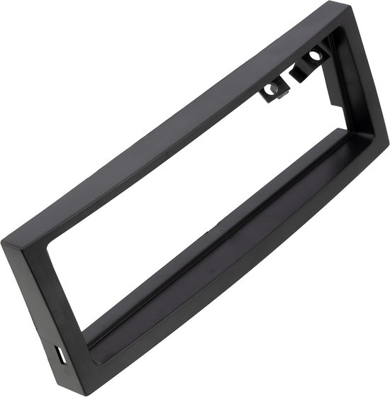 Complete 1-DIN Radio Faceplate Set With Metal Frame & Adapter Cables For Citroën C1