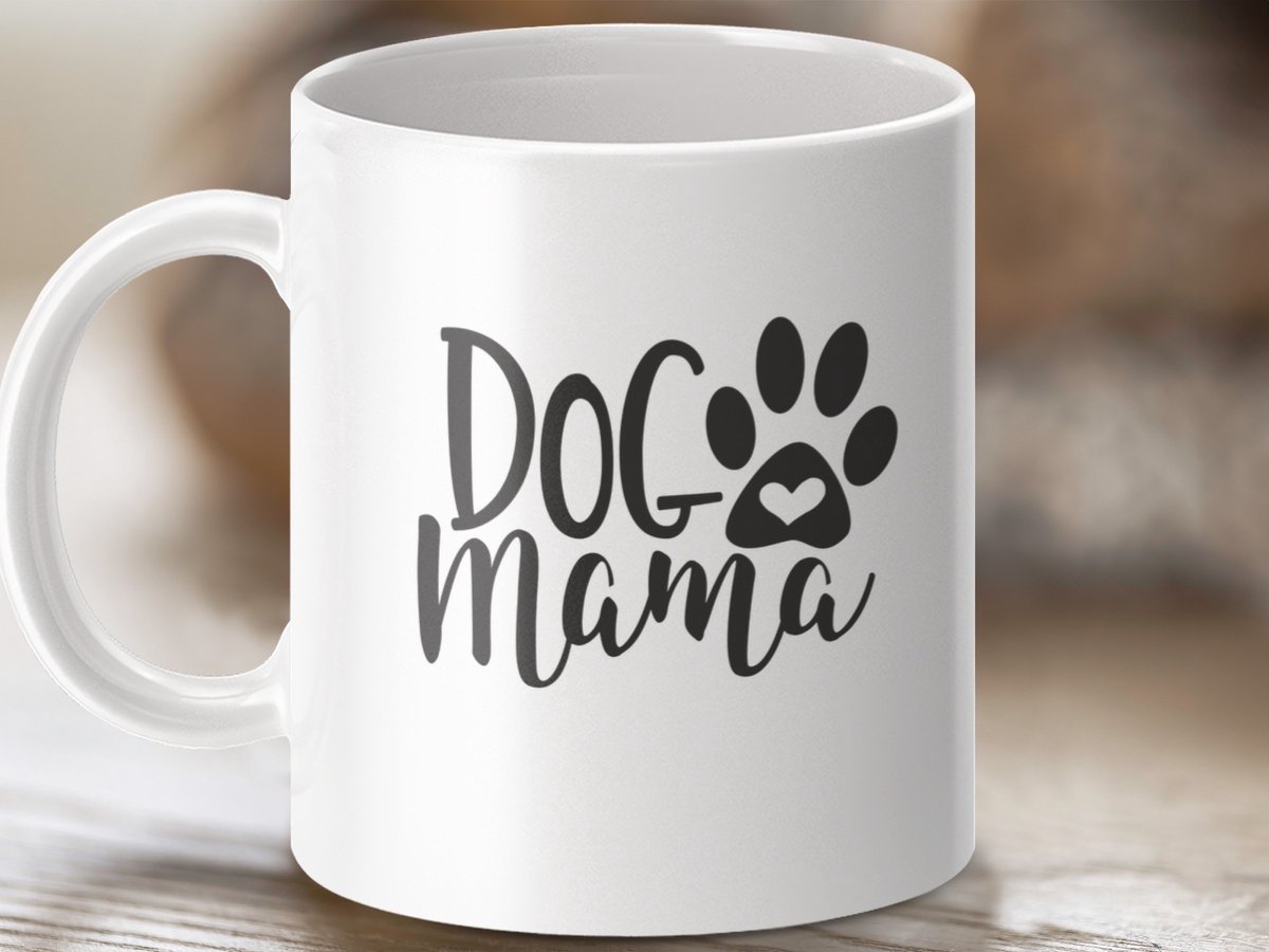 Mok Hond Mama Poot, Nieuwe Mama Cadeau, Hond Mama Mok, Hondenliefhebber Cadeau, Dier Mama, Dierenliefhebber Mok, Schattige Hond, Hond Cadeau