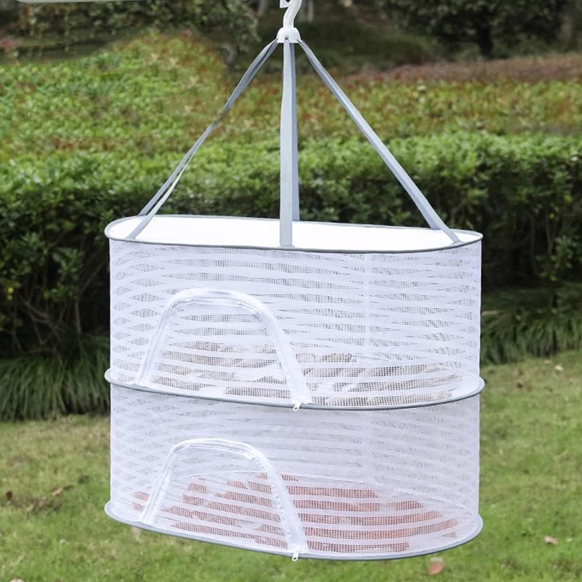 Azomor® Opvouwbaar hangend droognet voor kruiden, zaden, vis en groente
