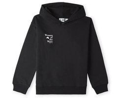 O´neill Noos Wow Hoodie Zwart 13-14 Years Meisje