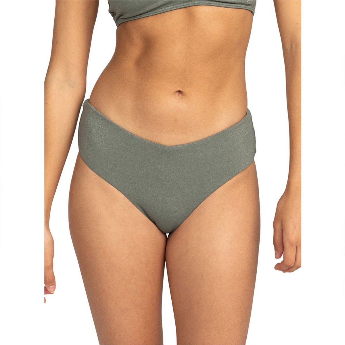 Roxy Shiny Wave 1 Bikinibroekje S Vrouw Groen