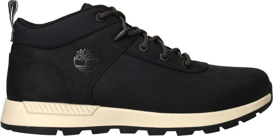 BLACK Timberland SPRINT BASIC MID LACE UP pour homme - NUBUCK Baskets pour femmes W BLACK