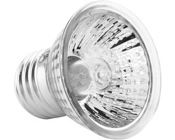 Mmgoqqt - Schildpadwarmtelamp - 25W Full Spectrum UVA/UVB LED-warmtelamp - E27-warmtelamp voor reptielen - Amfibie毛n-schildpadden-slangen-kameleons en hagedissen