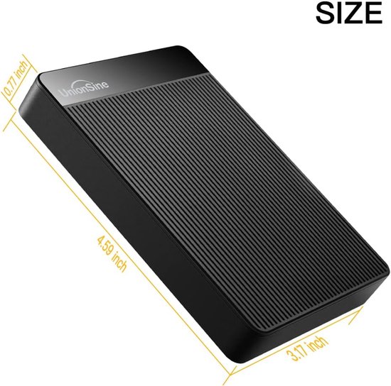 Externe Harde Schijf 5TB Ultra Slim Draagbare USB 3.0 HDD van Merkloos — afbeelding 5