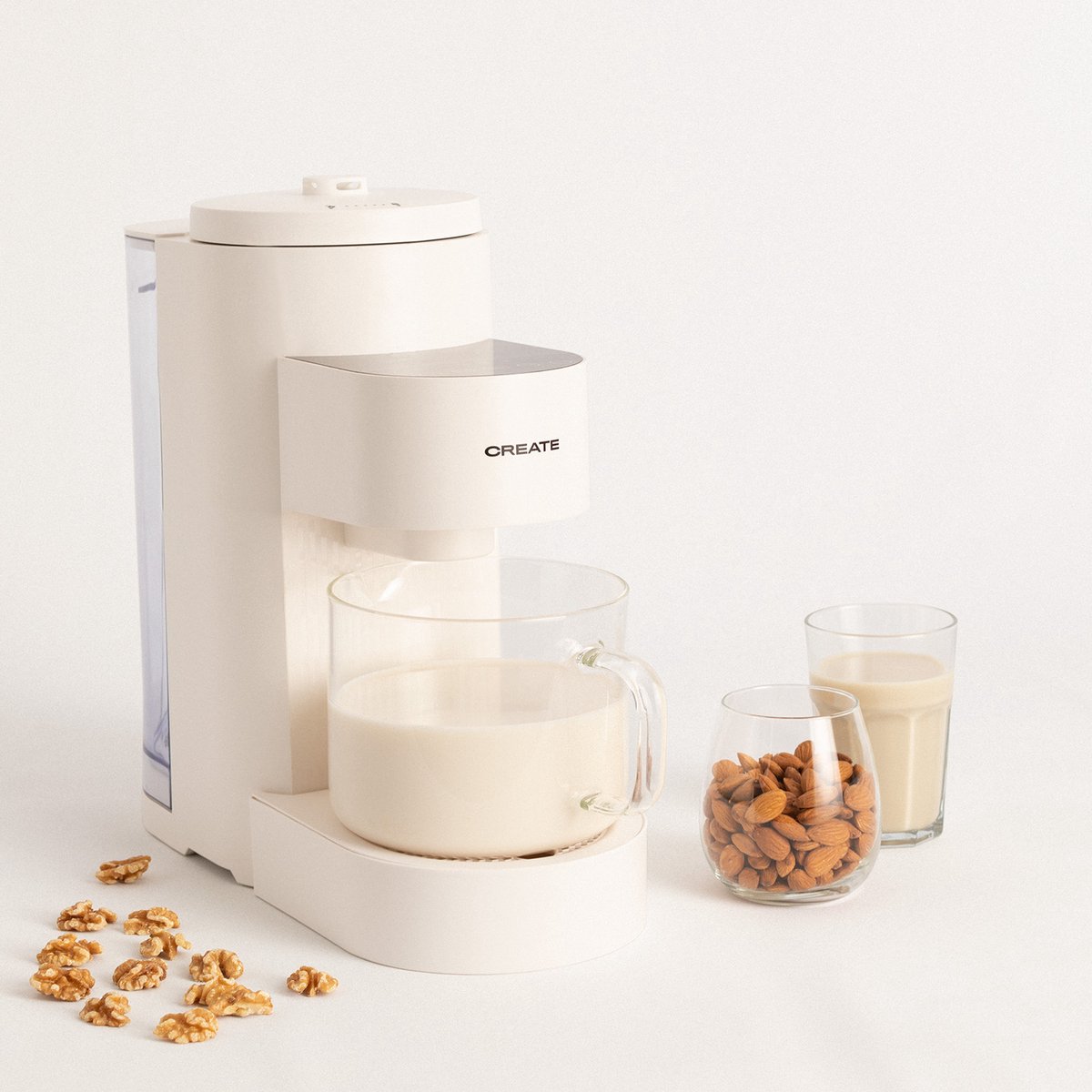 CREATE - Machine voor plantaardige melk - 6 programma's - Elektrisch - 1200W - Inhoud 1.5L - VEGAN MILK MAKER