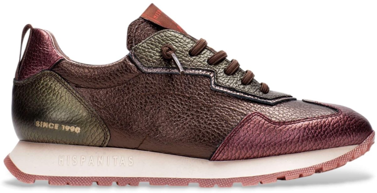 Hispanitas Chi254312 Sneakers - Leer - Dames - Bronskleurig - Maat 37