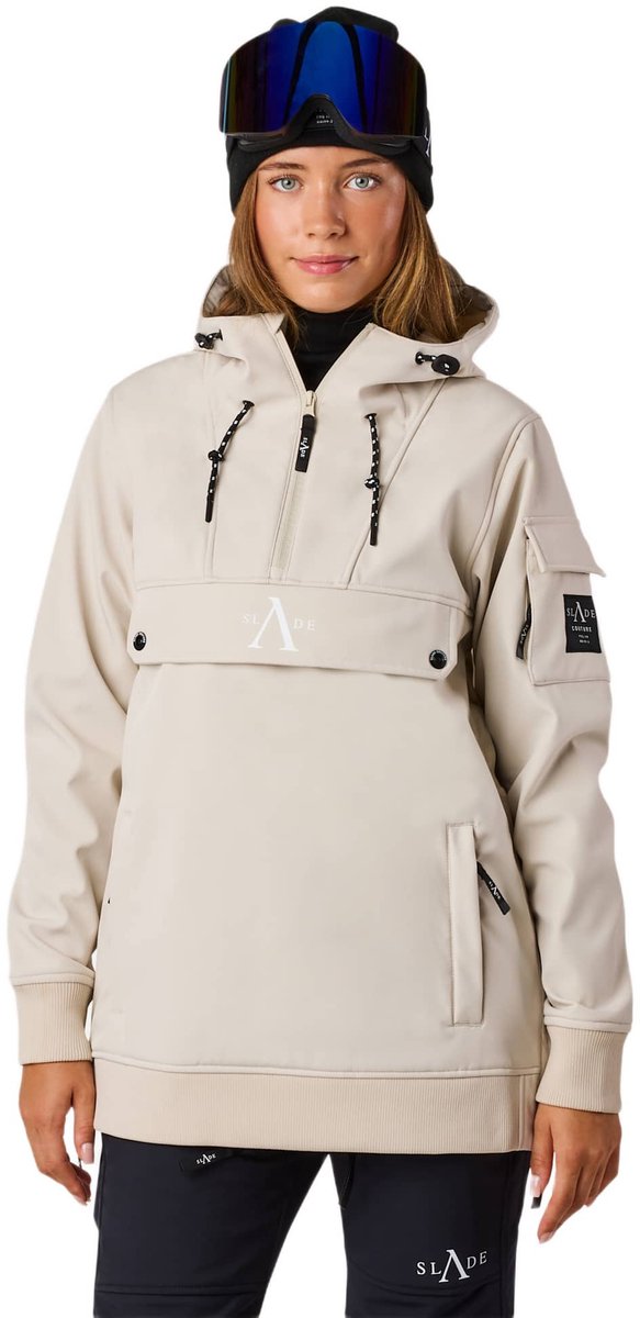 Slade Colorado Softshell Anorak – Snowboardjas voor dames Creme
