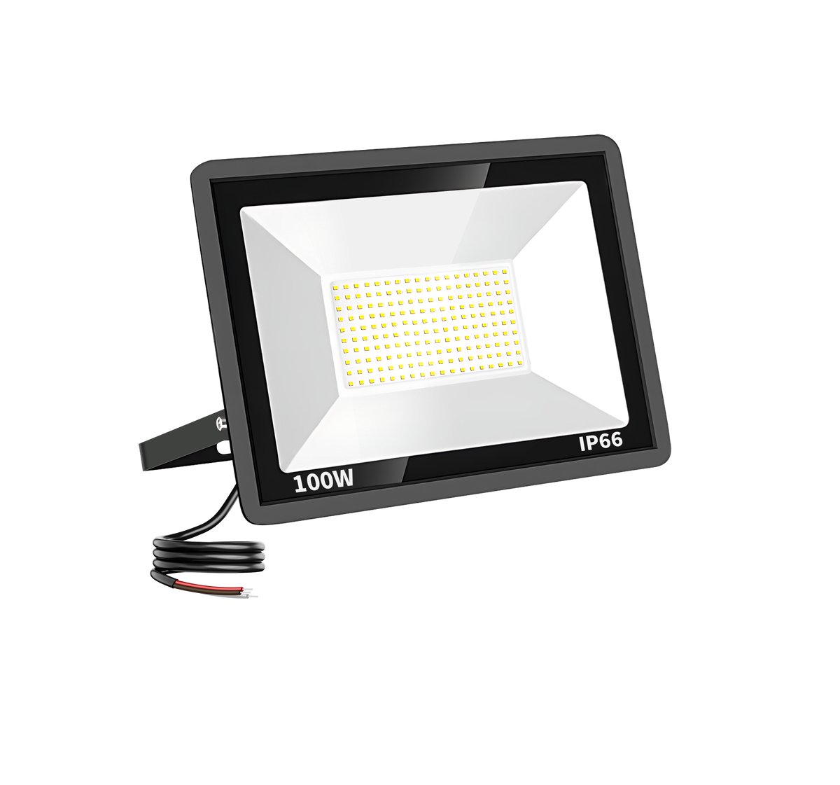LED Breedstraler - 100 watt - Helder witte Lichtkleur 4000K - IP66 Waterbestendig - Duurzaam & Energiezuinig -60% - Bouwlamp - Tuinverlichting - 120lm/W - 12.000lm