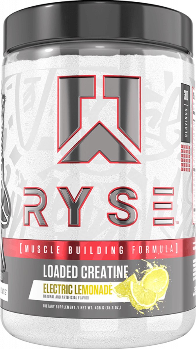 RYSE Loaded Creatine (30 Serv) Electric Lemonade - Creatine - Creatine-Mix