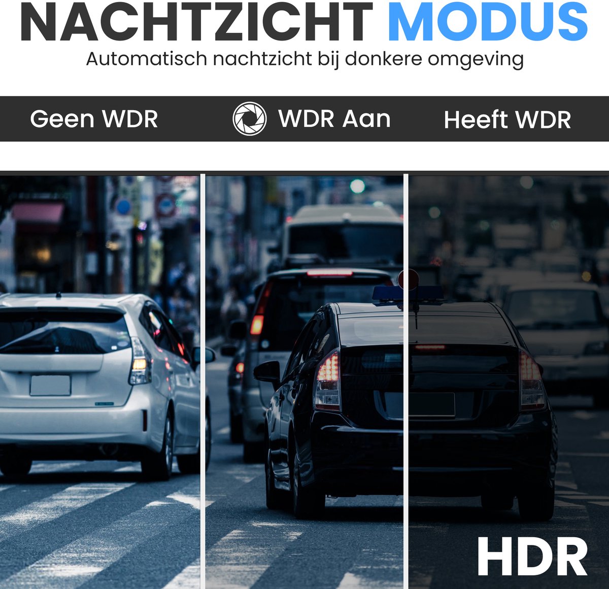 Azorix Dashcam Pro WiFi - 1080p Full HD Camera - Dashcam voor Auto - Nachtzicht & Botsingdetectie - Looprecording - Incl. 32 GB SD-kaart – foto 8
