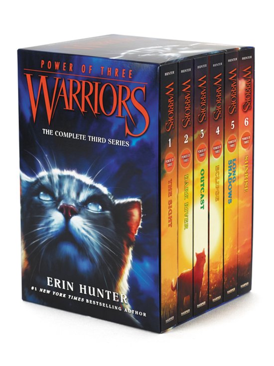 Warriors Power Of 3 Box Set Vol 1 To 6, Erin Hunter