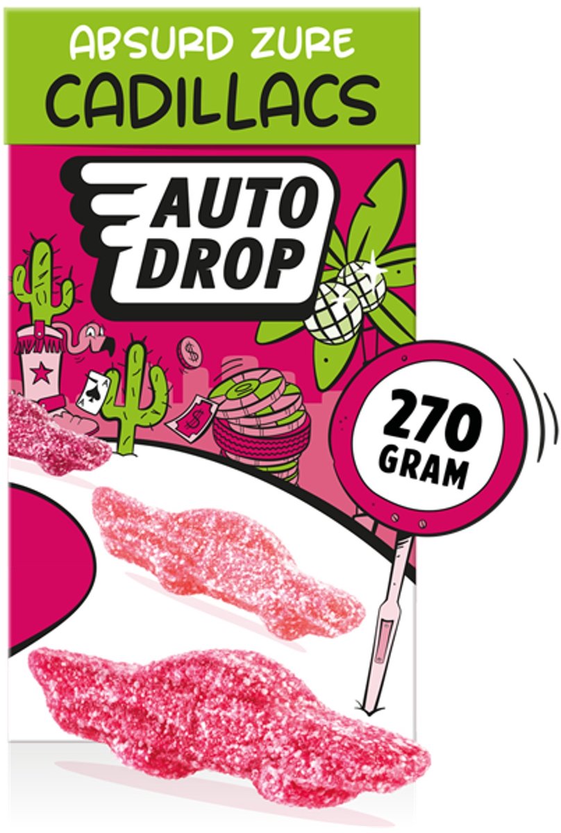 Absurd Zure Cadillacs - 6 doosjes - 270 gram van Autodrop — cadeau in Eten & Drinken - foto 2