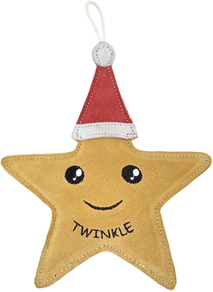 Green & Wilds - Kerstster Twinkle - Duurzaam speelgoed voor honden