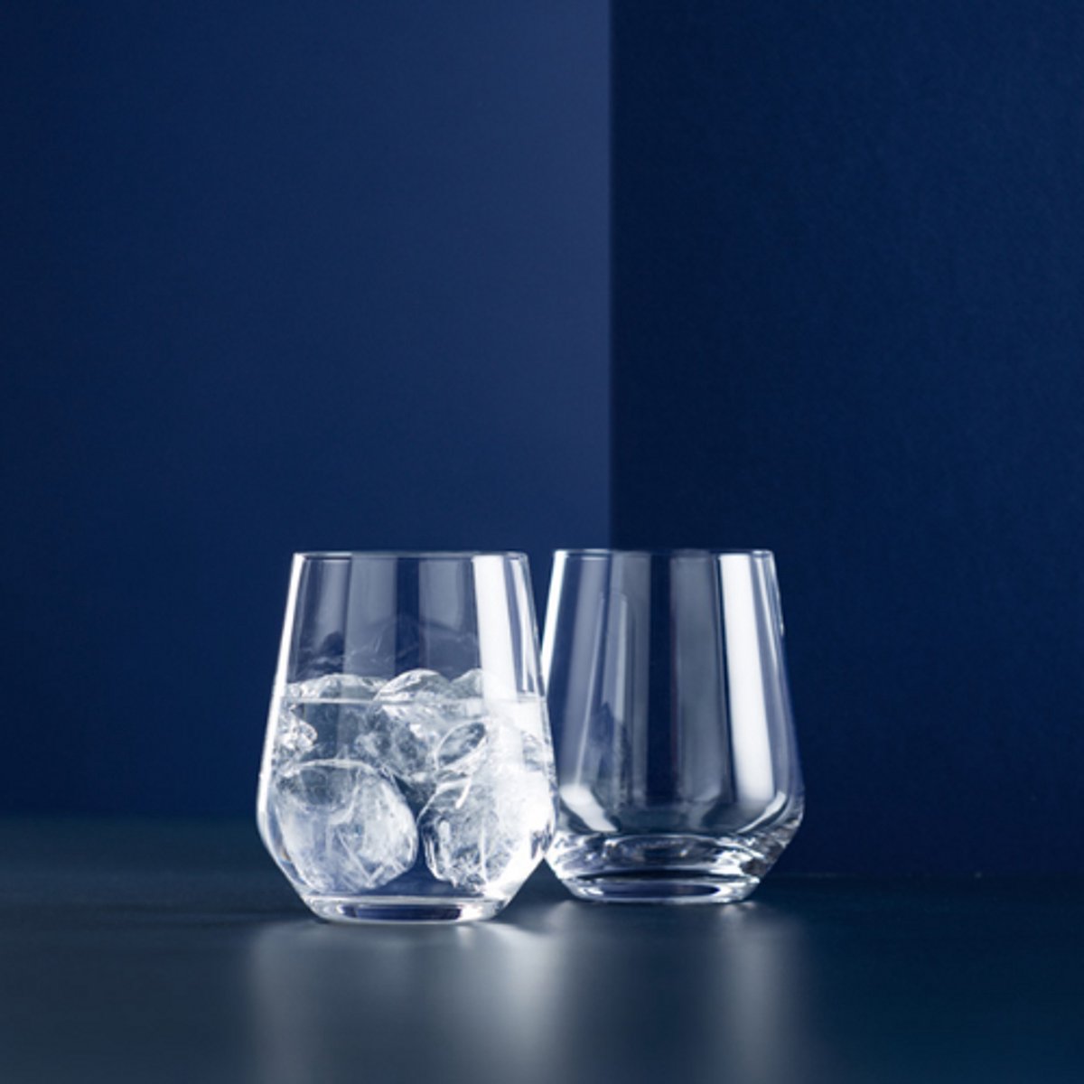 Waterglazen Set van 2 – 430 ml – luxe Glas – Drinkglazen voor Water, Frisdrank & Cocktails – Elegant Design – Vaatwasserbestendig