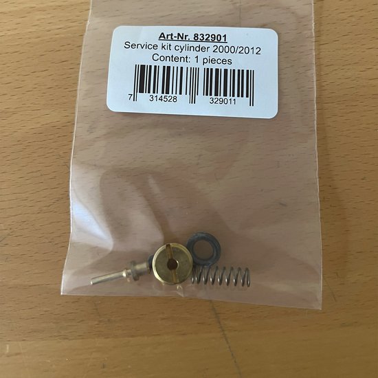 SIEVERT onderdelenkit voor hoofdafsluiter gasfles - 832901