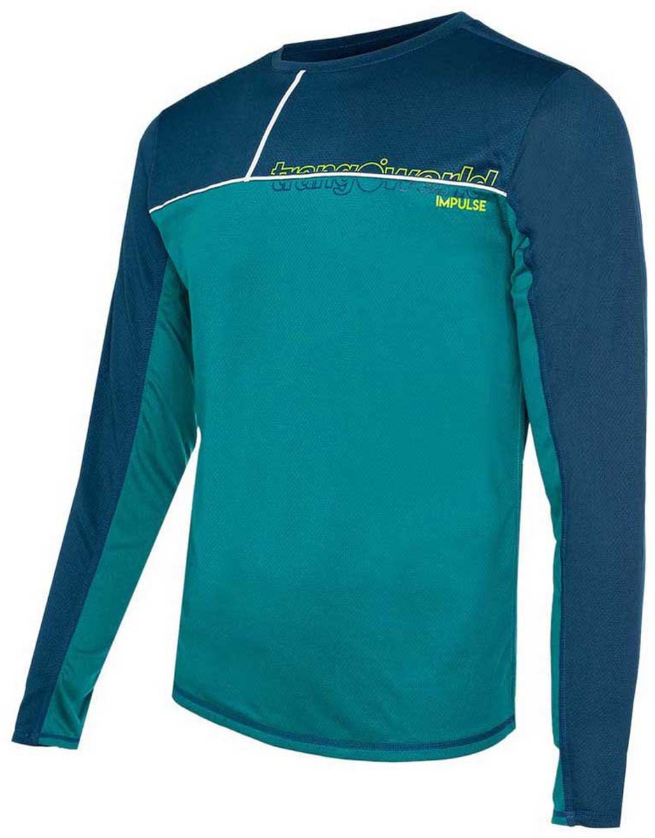Trangoworld Aden T-shirt Met Lange Mouwen Blauw L Man