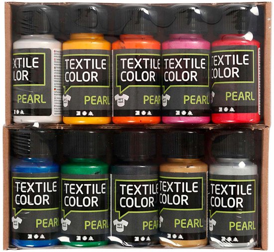 CC Textile Color Pearl Set 10 kleuren