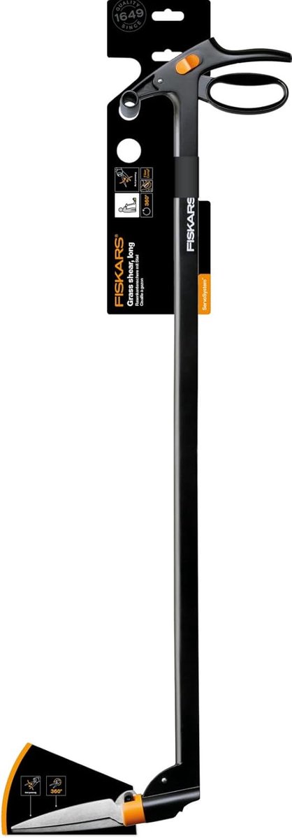 Fiskars Servo-System - Cisaille de bordure - Avec manche GS46