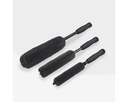 Cleandetail Velgenborstel Set - Voor Auto & Motor - Wielborstel - Wheel Woolie - Wheel Brush - Velgenreiniger - Velgen - Banden - Velgen wassen met velgenreiniger