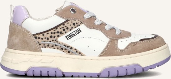 Baskets Ton & Ton Mikaela Low - Sneaker en cuir - Filles - Beige - Taille 31