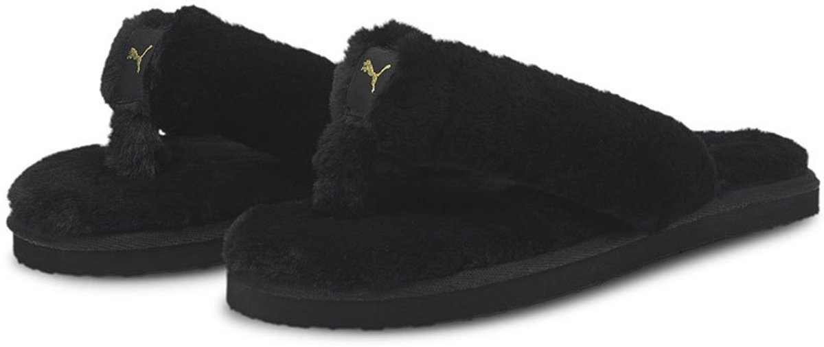 Puma Fluff Flip Bx Pantoffels Vrouw Zwart
