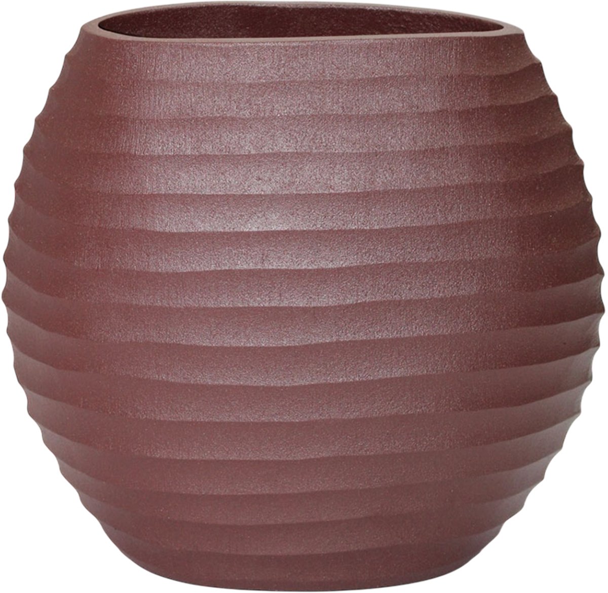 by Mooss - Paudar - Vaas - Planter - Bloempot - Rust - 20 x 17 cm - Vensterbank vaas - Metaal - Roest