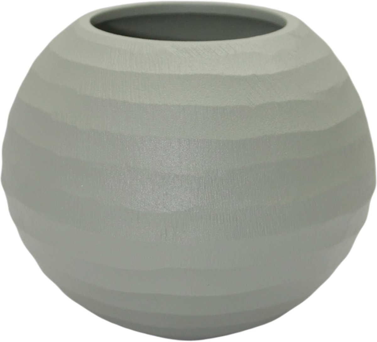 by Mooss - Paudar - Vaas - Planter - Bloempot - Green - Ã˜ 18 cm - Metaal - Groen