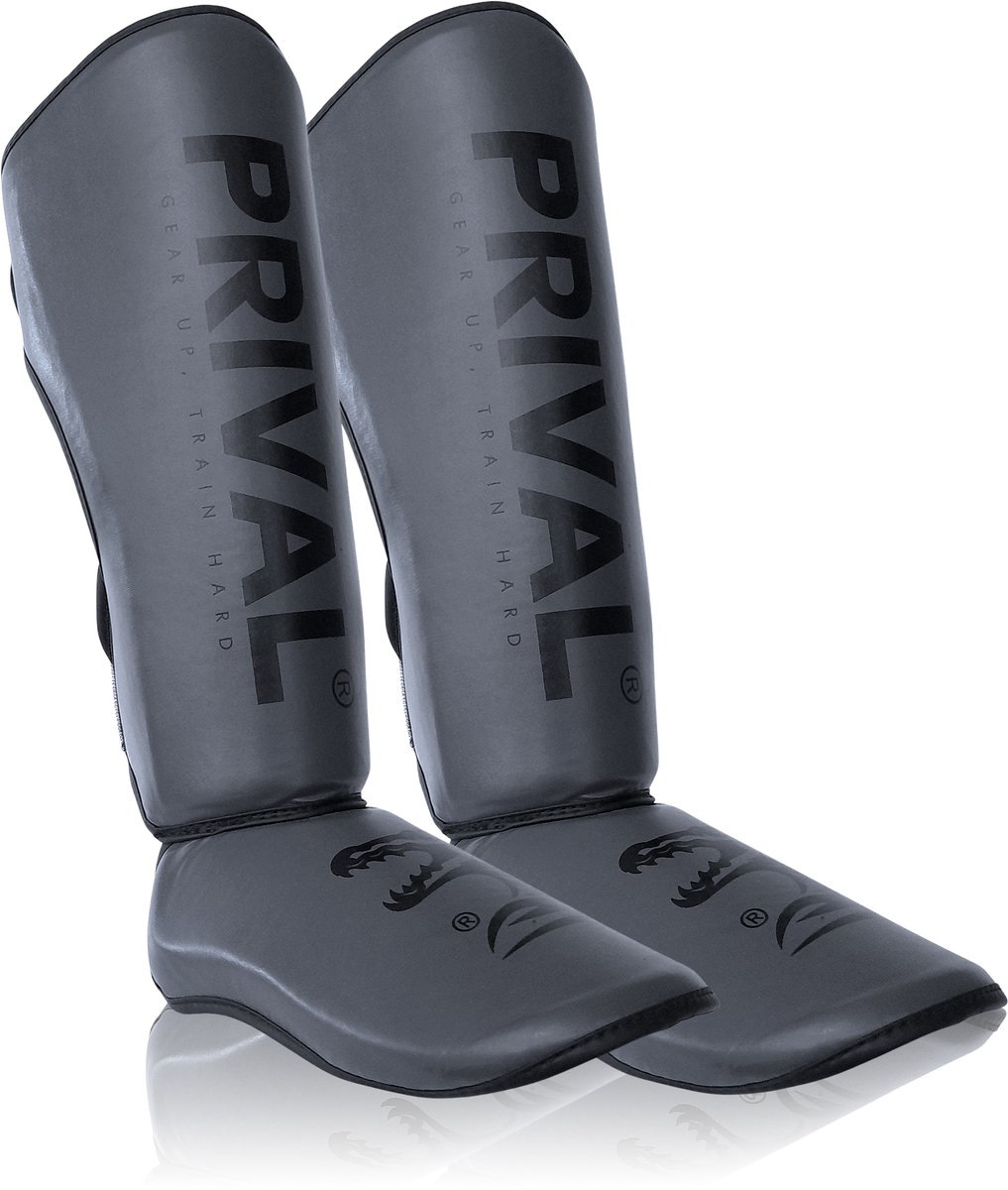 Prival Scheenbeschermers Zwart – Kickboksen, MMA & Muay Thai – Unisex – Comfort & Duurzame Bescherming