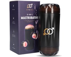 Masturbator voor Man - Pocket Pussy - Vagina en Mond - 2-in-1 - Kunstvagina - Nepvagina - Seksspeeltje - Masturbator Vagina en Mond - Blowjob Stimulator - Sexspeeltje - Zeer Realistisch en Discreet - Nep Kut - Geluidloos - Sekspop - Sexpop
