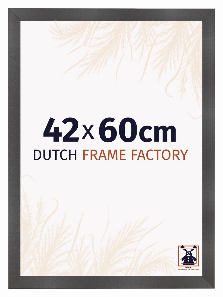 Dutch Frame Factory Fotolijst 42x60 cm - MDF - Zwart Mat - Praag