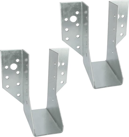 KOTARBAU® set van 25 balkschoenen 25 x 117 mm houtverbinders van verzinkt staal balkschoenen balkenverbinders zwaar vermogen balkverbinders houtbalkverbinders houtbalken