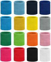 Bandeaux colorés pour le poignet blanc