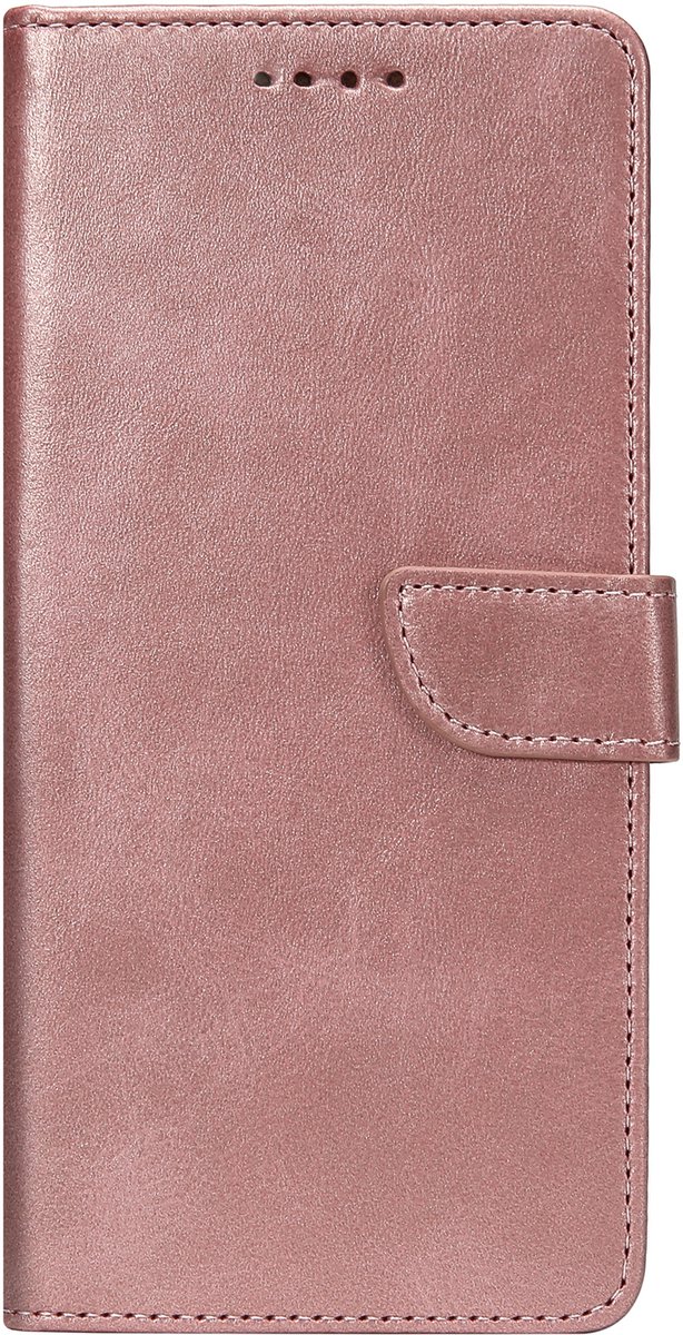Rixus Bookcase For Samsung Galaxy S24 FE Pink