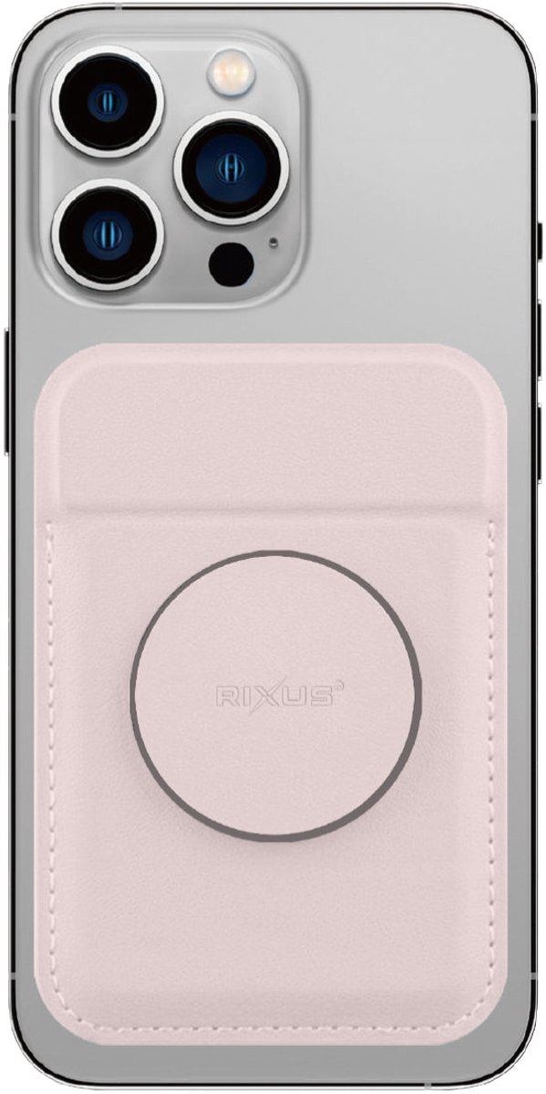 Rixus RXCH20P Card Holder With MagSafe Pink