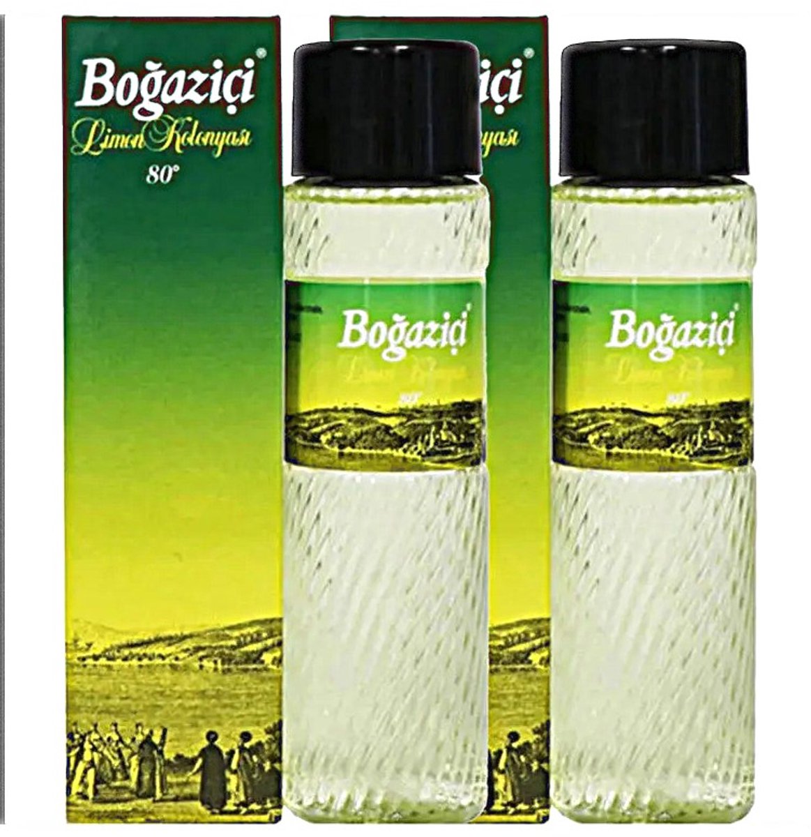 Boğaziçi Limon Kolonyası - Turkse citroen kolonya voor hygiëne en frisheid - 2x 200ml