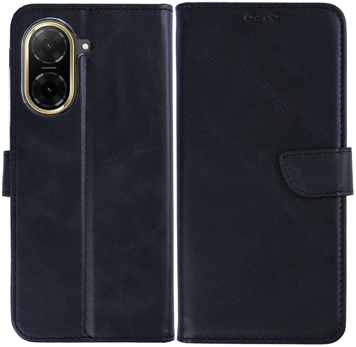 Rixus Bookcase For Xiaomi Redmi A5 Black
