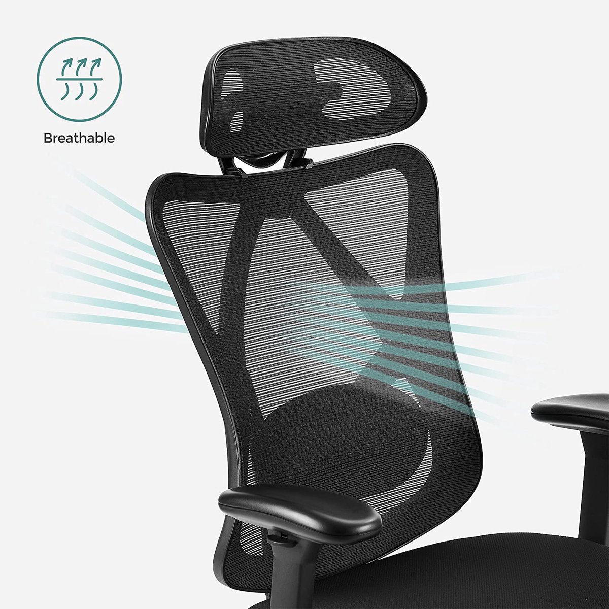 Hoppa! - Bureaustoel - Ergonomisch, met verstelbare lenden thumbnail 5