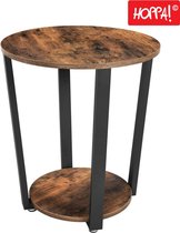VASAGLE Bijzettafel met 2 planken